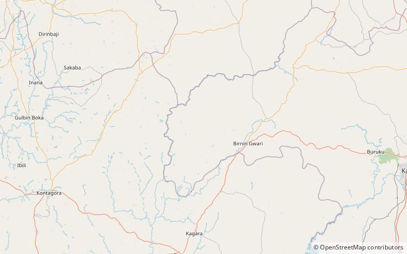 Kamuku-Nationalpark location map
