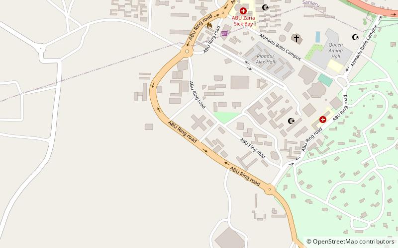 ahmadu bello university zaria location map