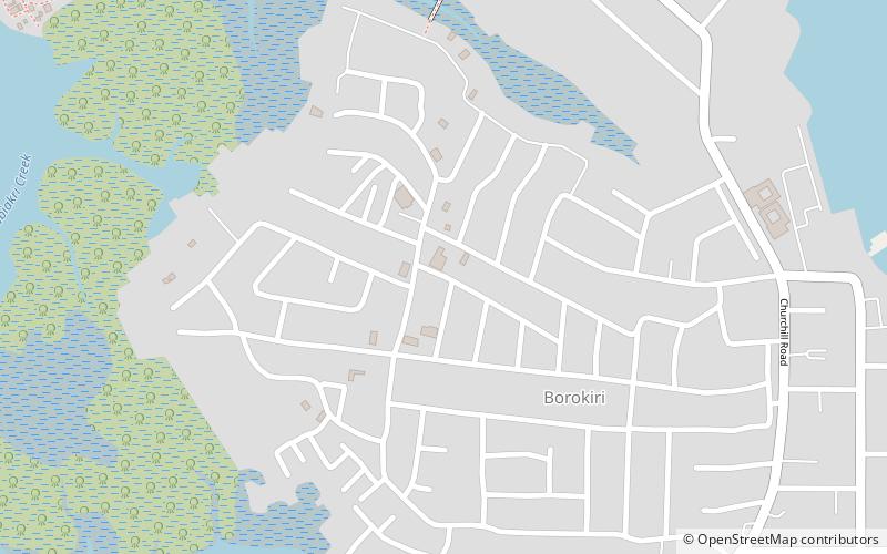 Borokiri location map