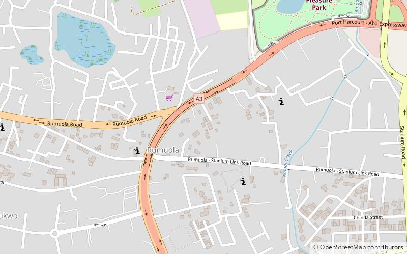 Port Harcourt Pleasure Park location map