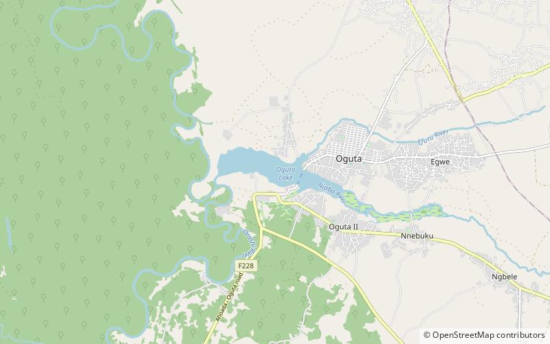 Oguta location map