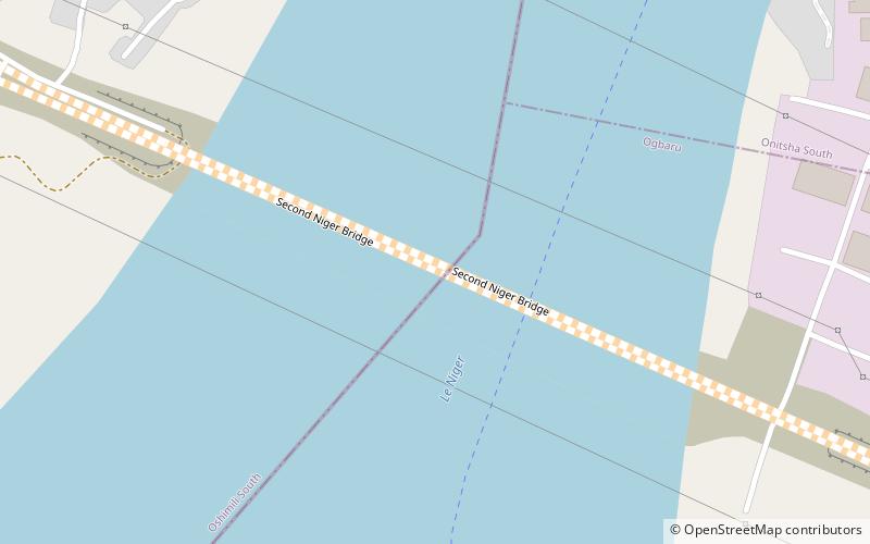 Second Niger bridge location map