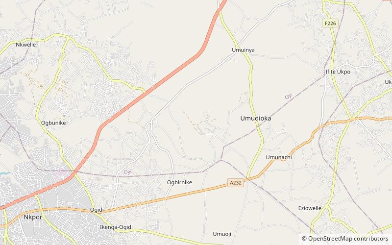 orofia onitsha location map