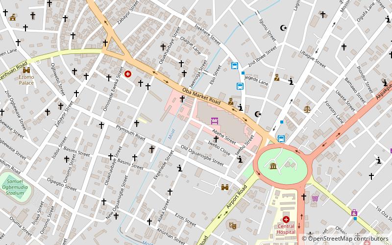 asemota shopping plaza benin city location map