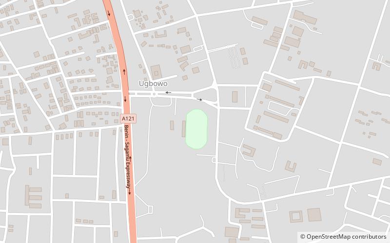 samuel ogbemudia stadium benin city location map