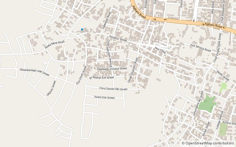 aguagwa enugu location map