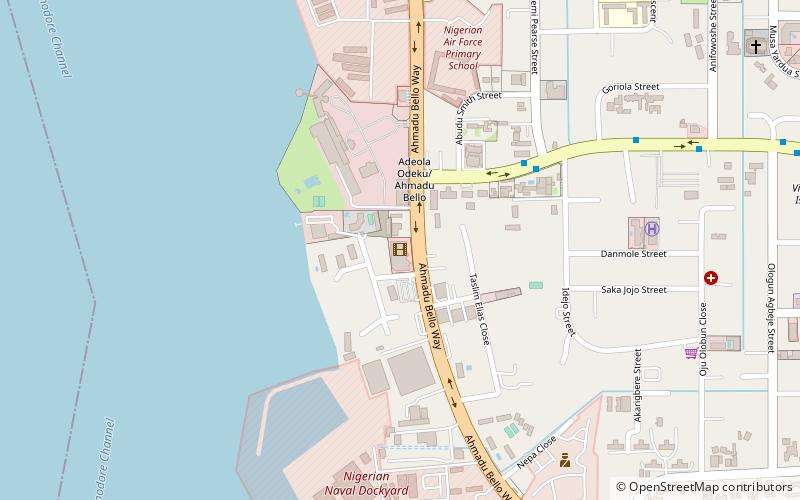 Silverbird Galleria location map