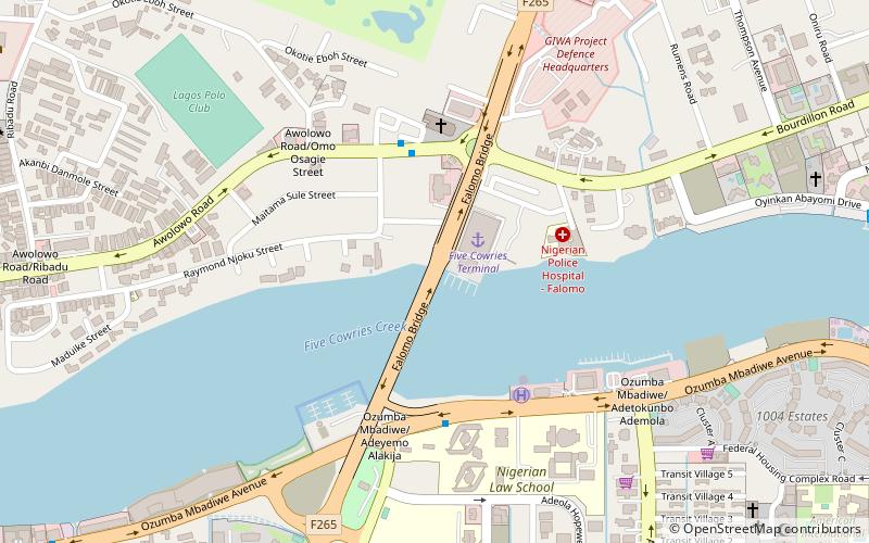 Falomo Bridge location map