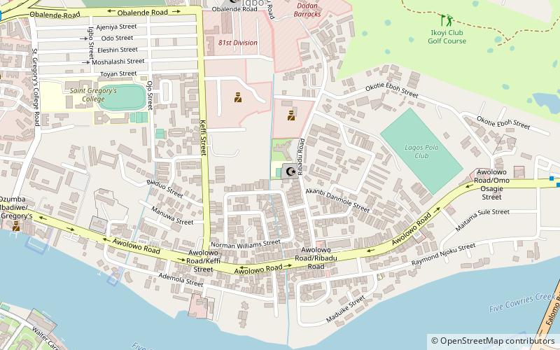 Obalende location map
