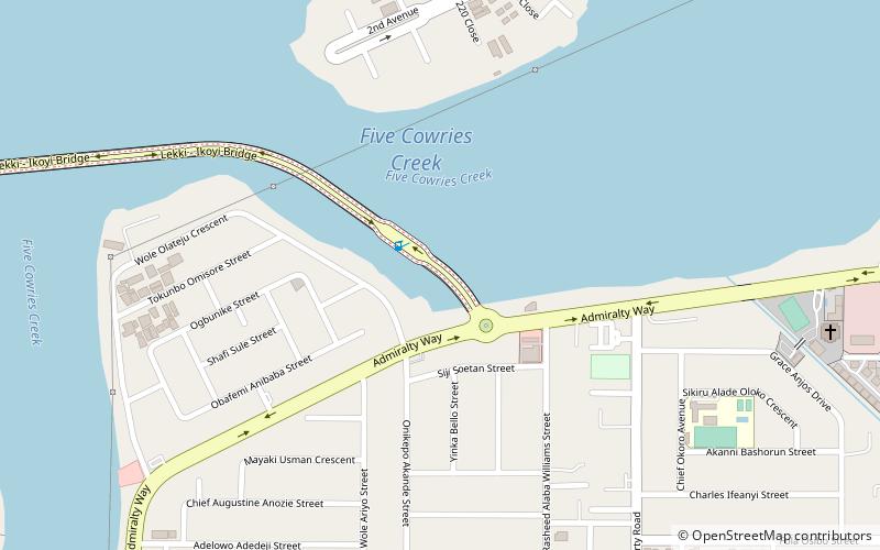 lekki ikoyi bridge lagos location map