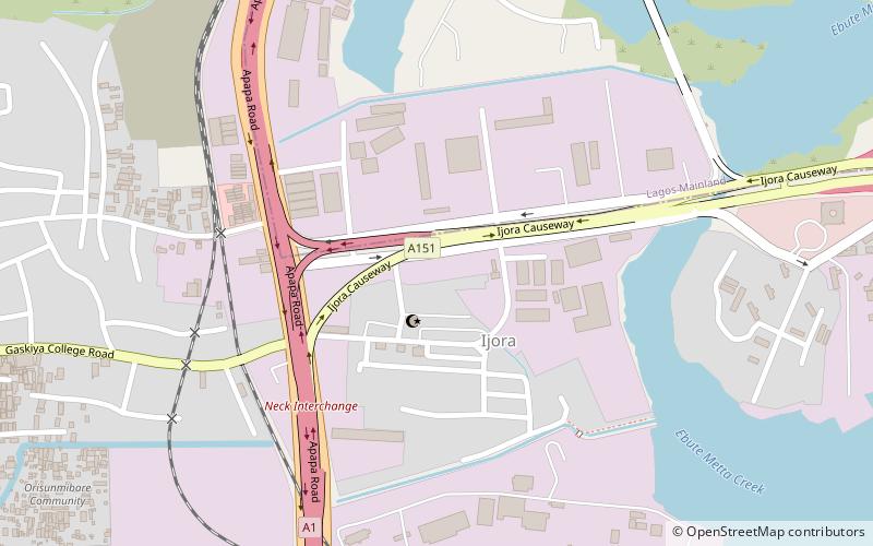 ijora causeway lagos location map