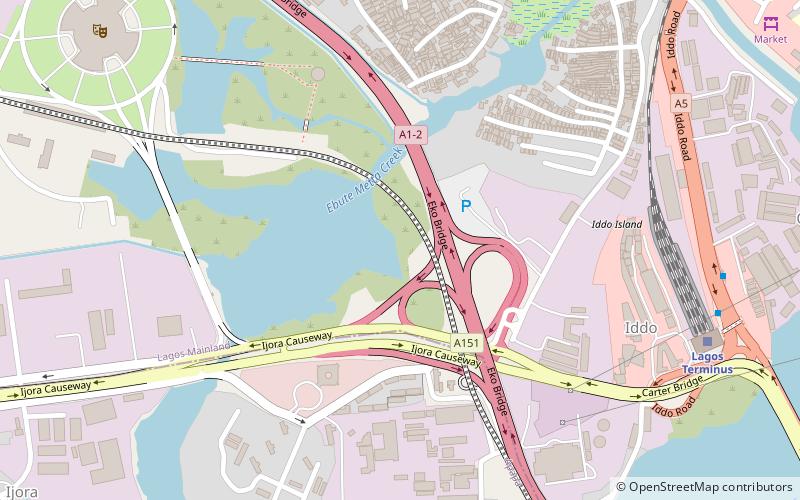 Eko-Brücke location map