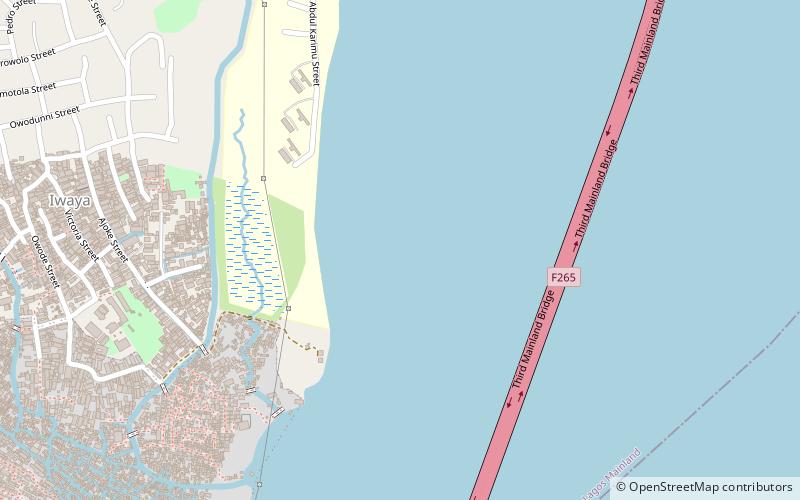 Third Mainland Bridge location map