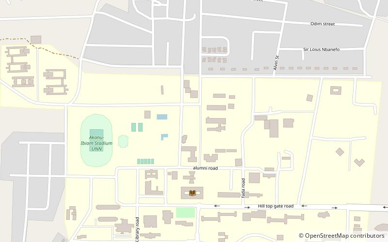 University of Nigeria location map