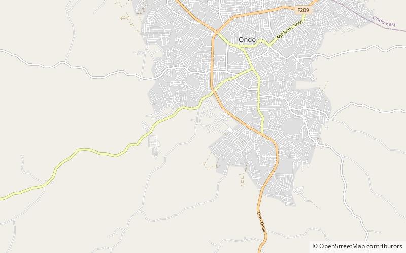 adeyemi college of education ondo city location map