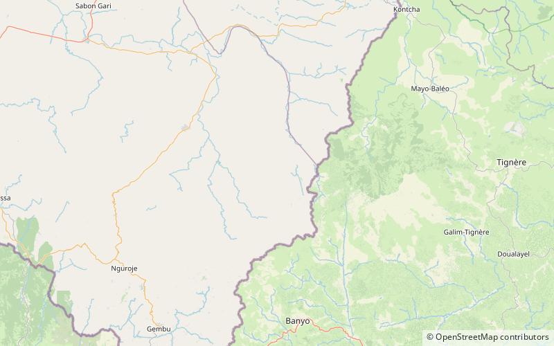 Plateau de Mambila location map