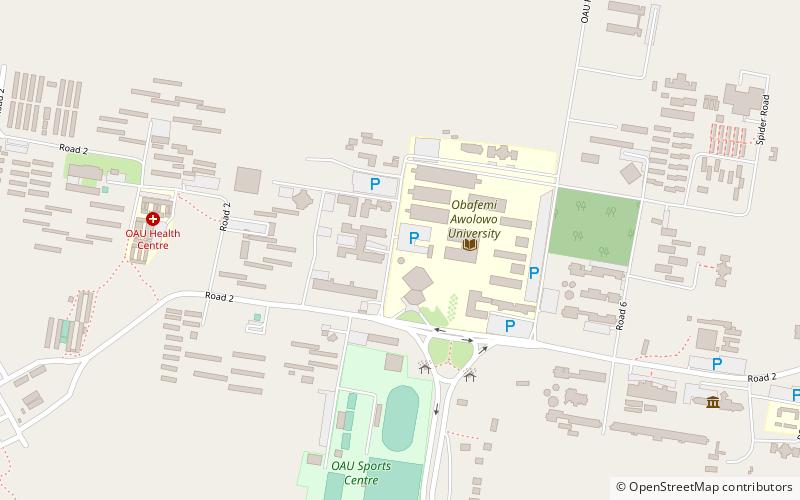 Obafemi Awolowo University location map