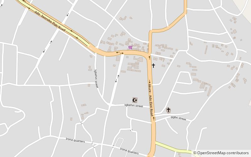 Ado Ekiti location map