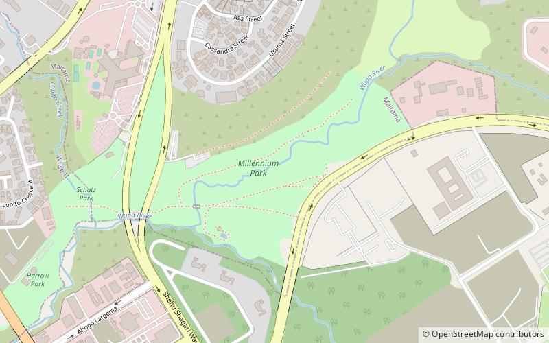 Parque Millennium location map