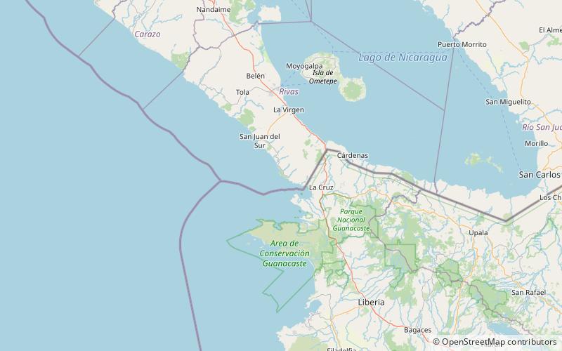 playa la canoa location map