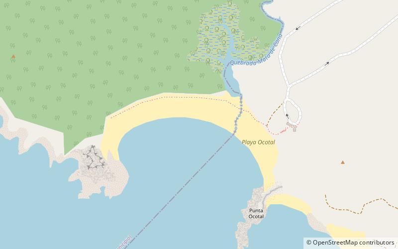 playa ocotal location map