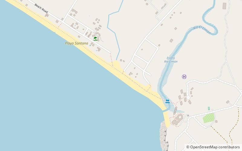 Santana Beach location map