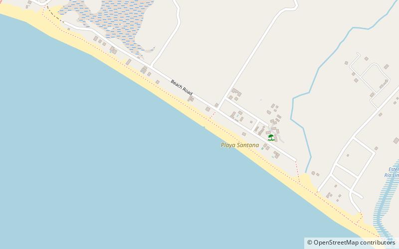 playa santana popoyo location map