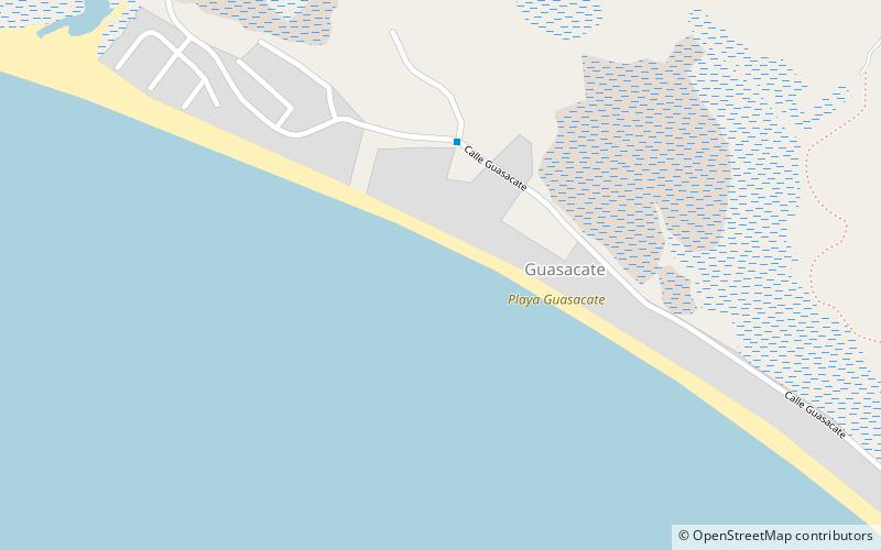Playa Guasacate location map