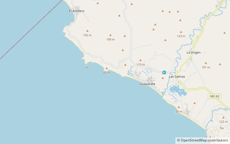 playa san martin popoyo location map