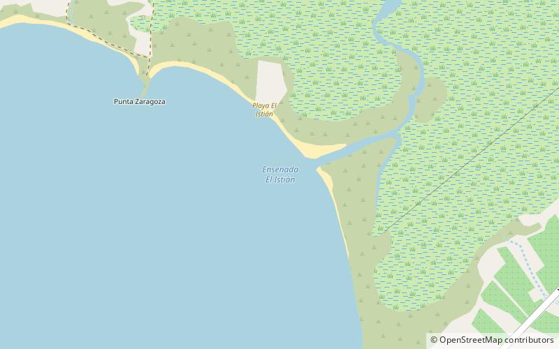playa el istian location map