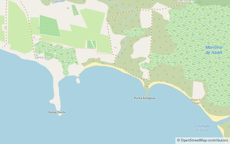 playa zaragoza location map