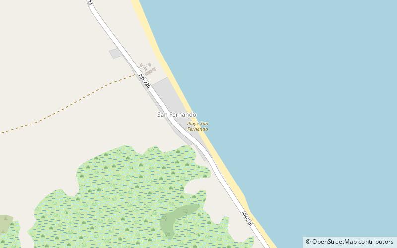 playa san fernando ometepe location map