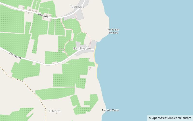 playa san silvestre ometepe location map