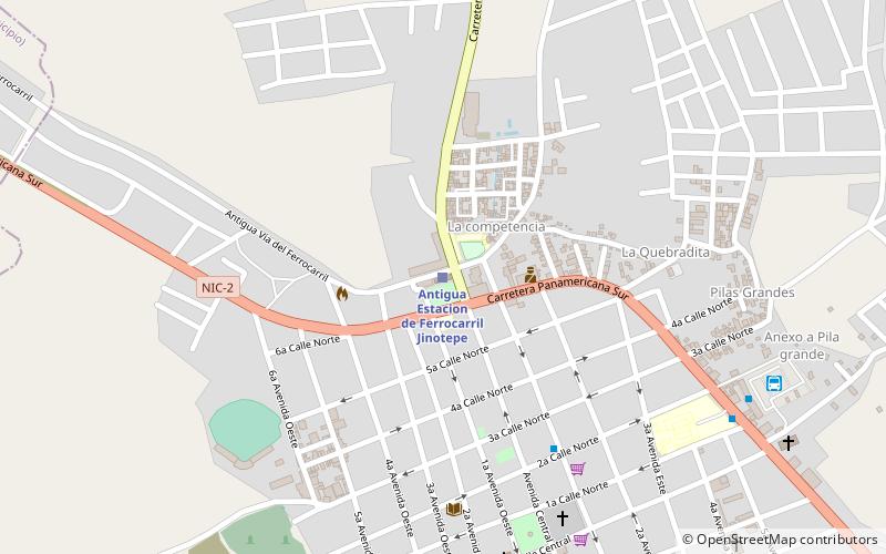 antigua estacion del ferrocarril jinotepe location map