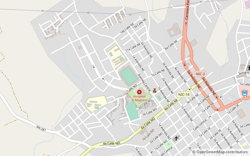 Estadio Cacique Diriangén location map