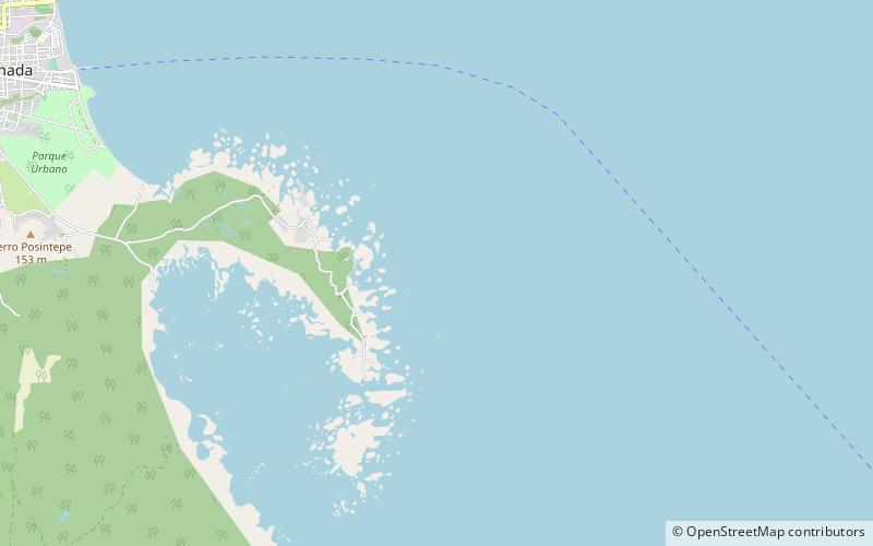 Islets of Granada location map