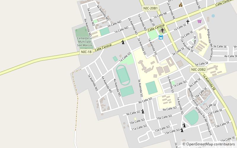 estadio olimpico de san marcos location map