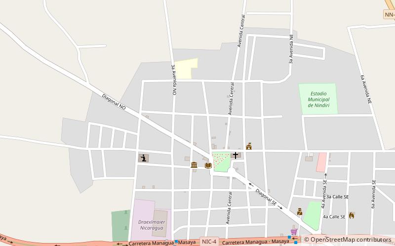 nindiri masaya location map
