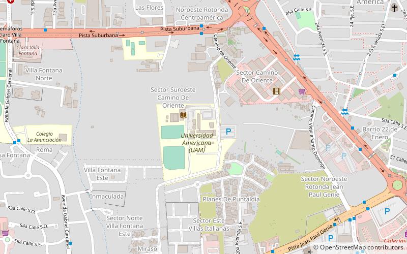 American University location map
