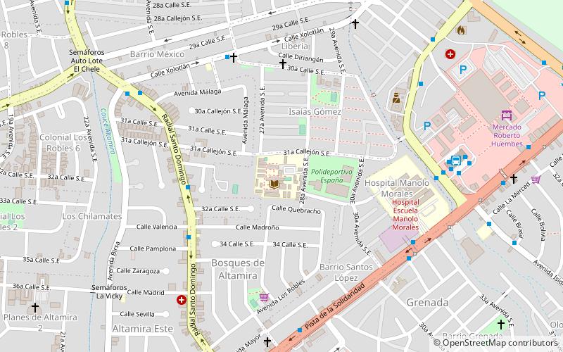 university of commercial sciences managua location map