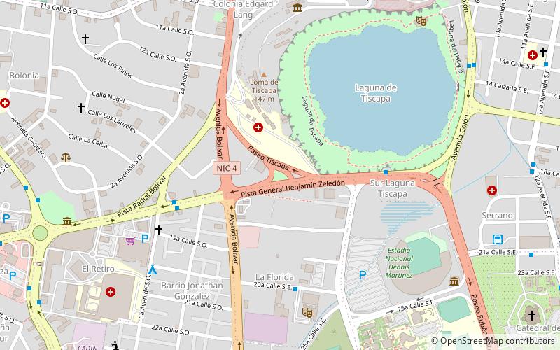 plaza scouts managua location map