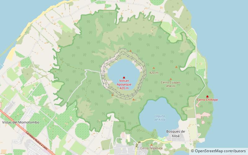 Apoyeque location map