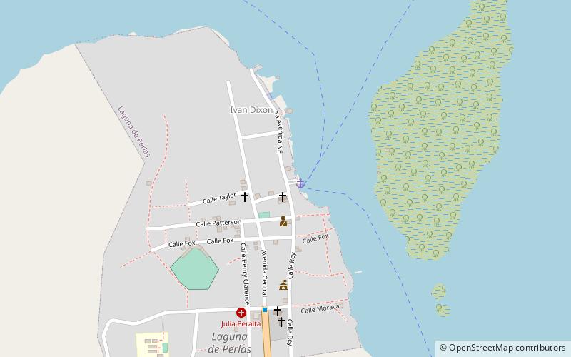 Pearl Lagoon location map