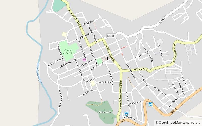 Boaco location map