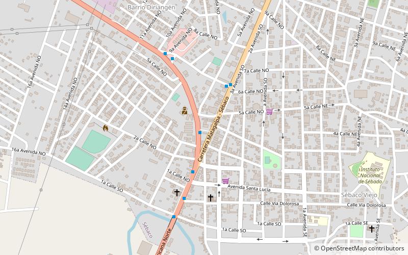 Sébaco location map