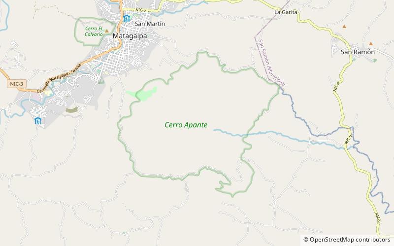 Cerro Apante location map
