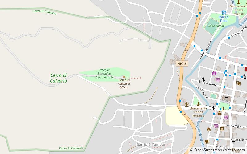 mirador el calvario matagalpa location map