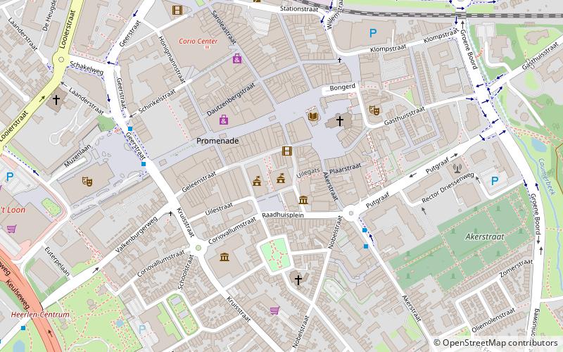 Former V&D Heerlen location map