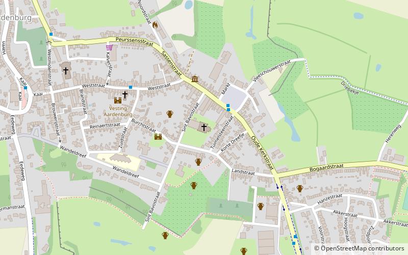 Bavokerk location map