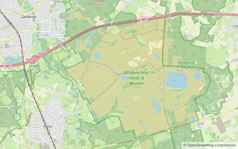 Strabrechtse Heide location map